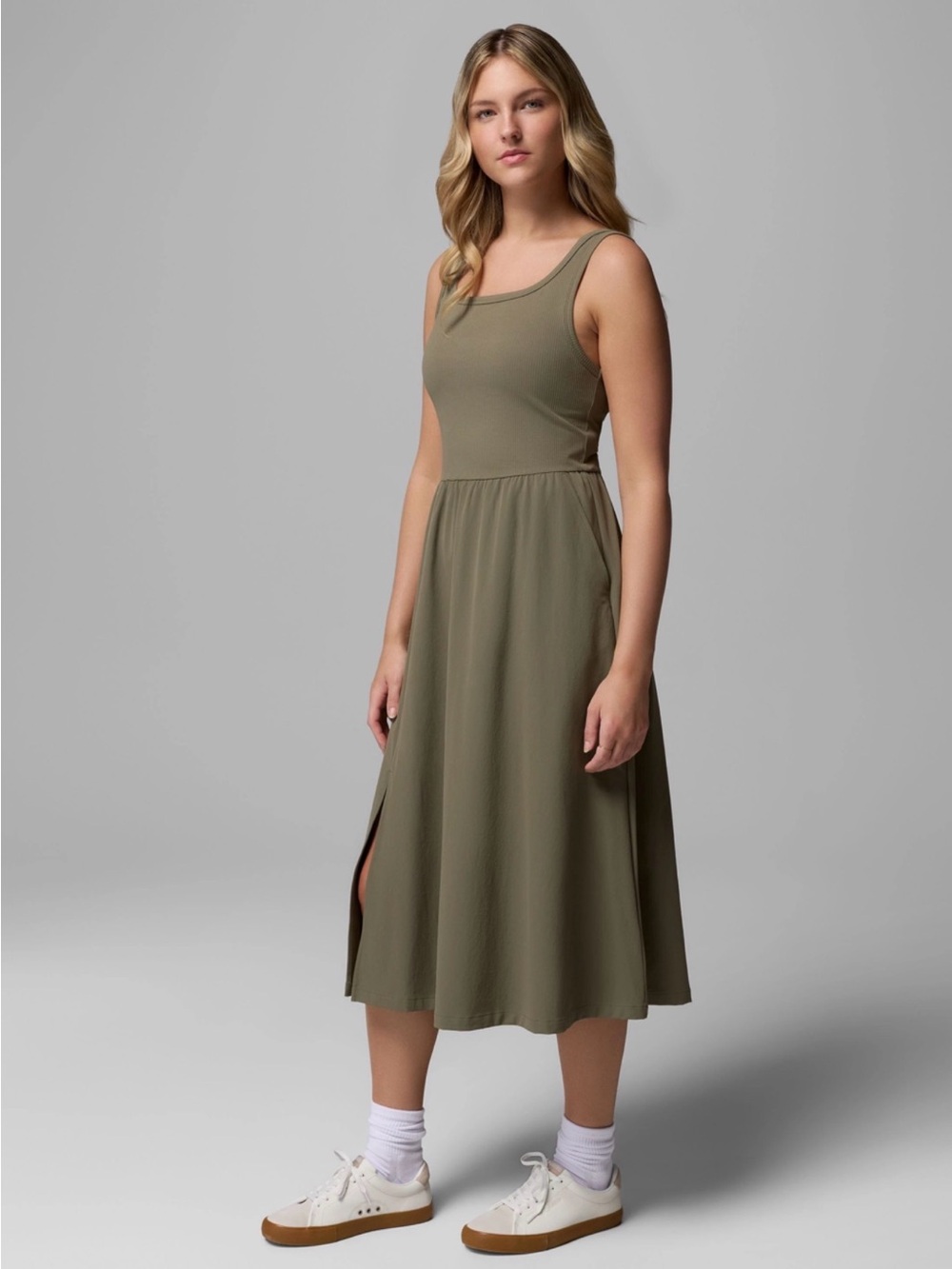 Columbia Pinetown Canyon Rib Midi Dress